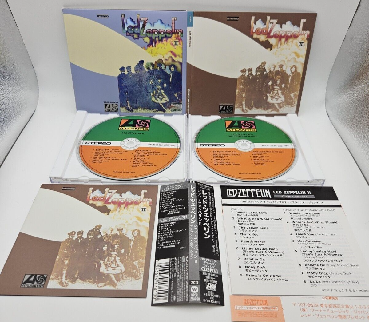 LED ZEPPELIN Led Zeppelin Ⅱ Japan 2014 Remaster Deluxe Edition 