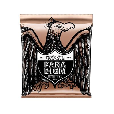 Ernie Ball 2078 Paradigm Light Phosphor Bronze Acoustic Guitar Strings (11-52)