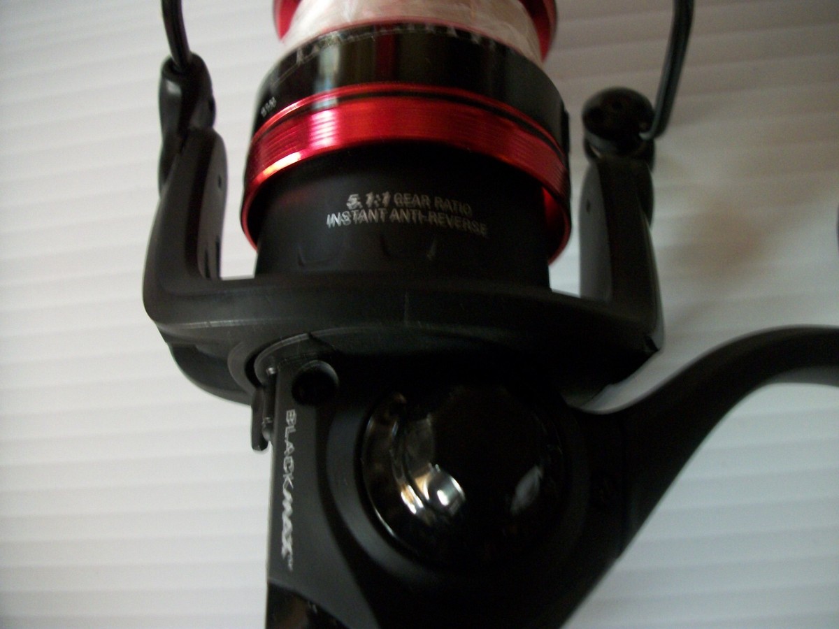 abu garcia black max 10 spinning reel Abu Garcia Black Max BMAXSP30 Spinning Reel - 5.1:1 Gear Ratio - 4 Bearings