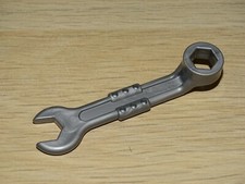 Lego Duplo Schraubenschlüssel dunkel Grau*