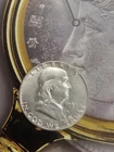 Silver Franklin Half Dollar 1951 P Great looking coin Almost UNC TP-6426