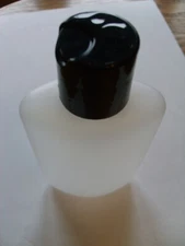 ❤ NEW 100 Plastic Oval HDPE 4oz Bottles and Dispensing push down caps 