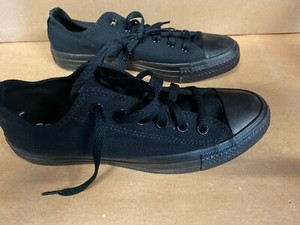 Converse Chuck Taylor All Star Ox Leather - Black Mono - Low Top - 135253C  -Men | eBay
