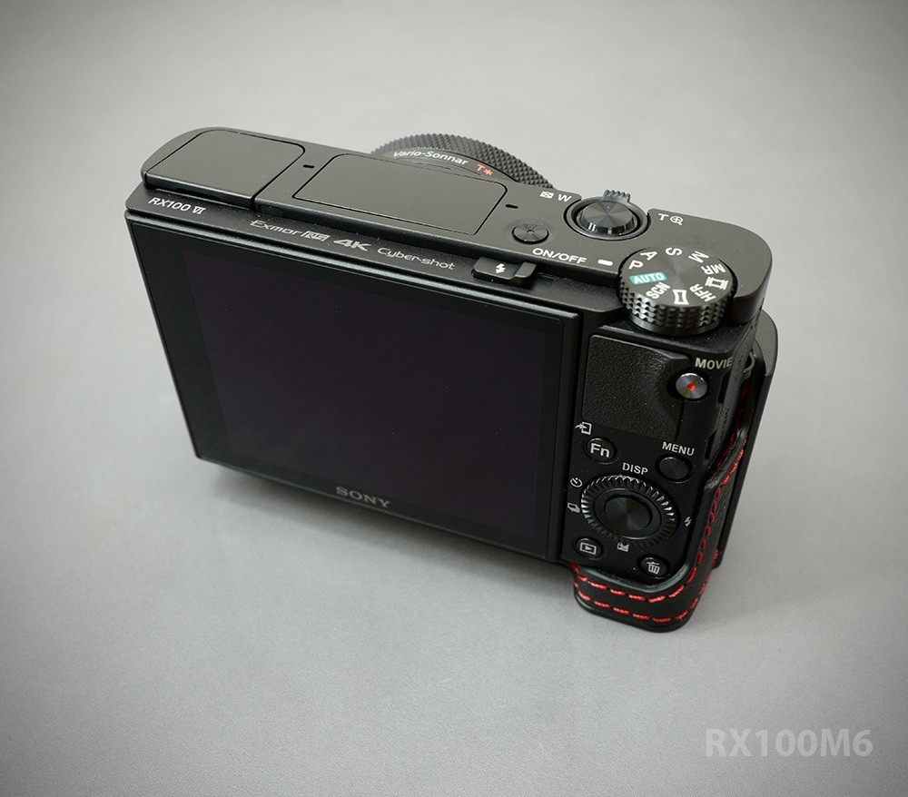 LIM'S Metal Grip Genuine Leather Camera Half Case For Sony RX100 III IV