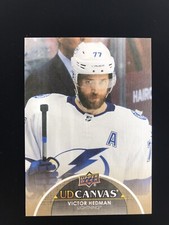 Victor Hedman UD Canvas 2021-22 Upper Deck NHL #C192 Tampa Bay Lightning