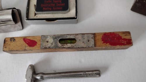 19 Vtg Tool Ruler Lufkin Craftsman Wood Tape dispenser cutter Level Stanley Lot - Picture 3 of 24