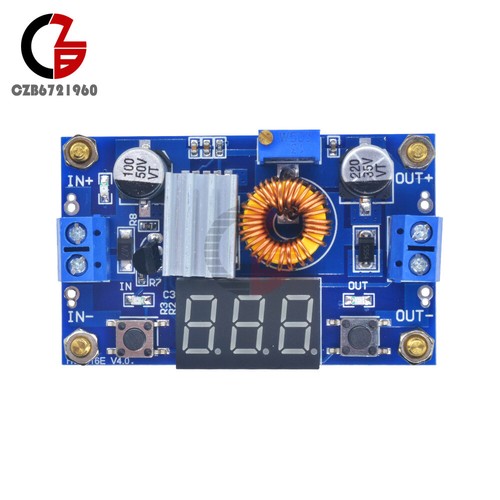 5A Adjustable Power DC-DC Step-down Charge Module LED Driver With Voltmeter - Picture 8 of 12