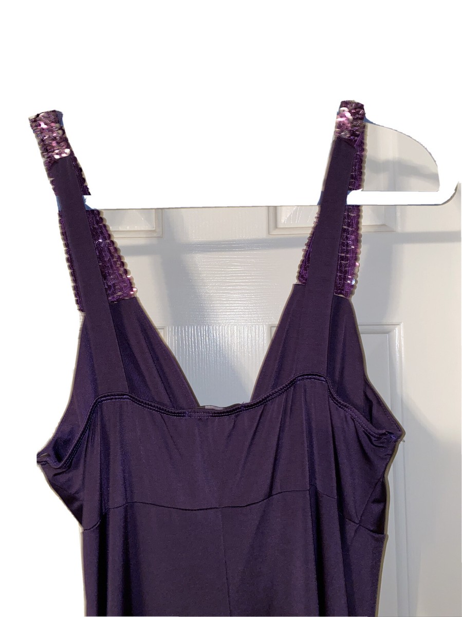 soprano purple dress Vintage Soprano Dress Embelished Neckline