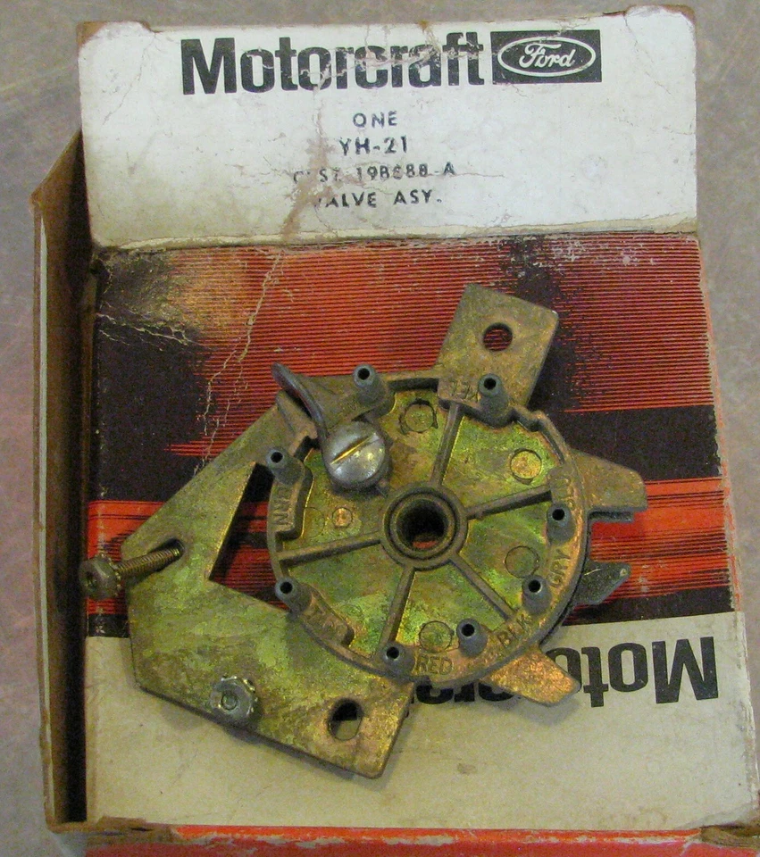 VÁLVULA SELECTORA PUERTA AMORTIGUADORA AIRE ACONDICIONADO FORD TRUENO NUEVO DE STOCK Motorcraft sin interruptor Foto 2 de 2