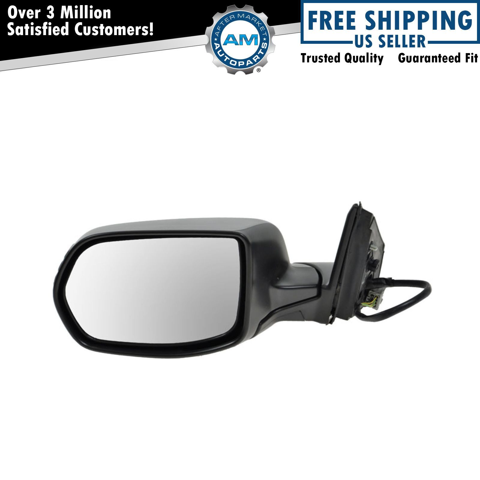 Driver Side Mirror Glass Assembly With Plastic Backing Plate (Non-Heated) Compatible - Foto 5