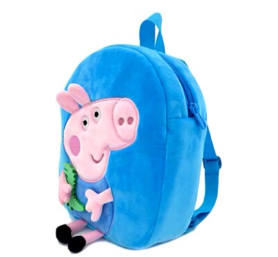 Peppa Pig Kinder Plüsch Rucksack George Kindergarten Tornister Cartoon Schultertasche