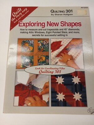 EZ Quilting How to Cut Trapezoids 45 Degree Diamonds Attic Windows Stars Quilt 