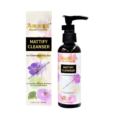 Ammuri Anti-Akne Reiniger mit Aloe Vera, Teebaum & Niacinamid - tief