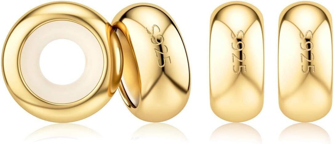 Clip Lock Spacer Stopper Charm Bead for Pandora Bracelet USA Made New