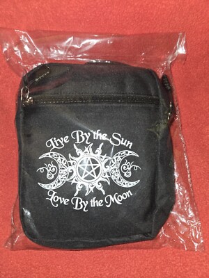 ''Live By The Sun, Love By The Moon'' Shoulder Bag 8'' *New