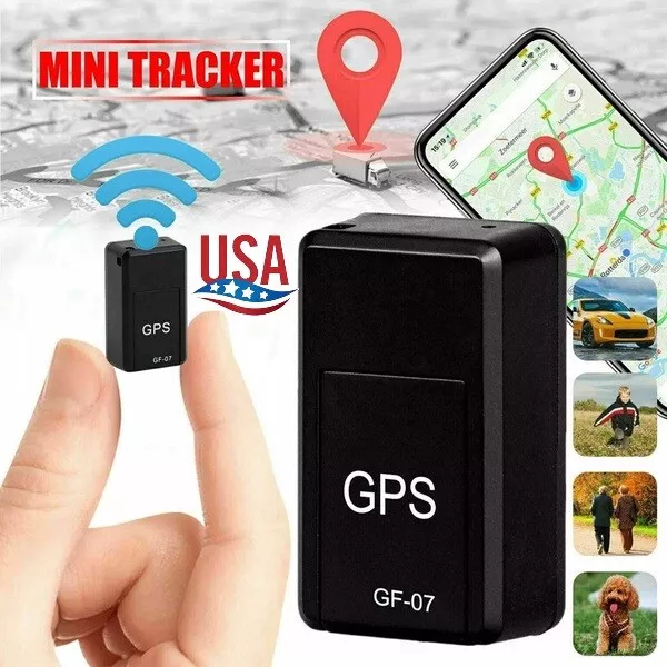  Rastreador GPS para vehículos, mini localizador