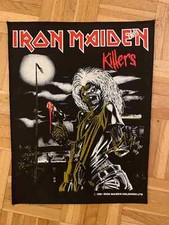 Heavy Metal Iron Maiden "Killers" Vintage original Backpatch Kutte