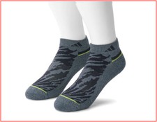 2 Pairs - Adidas Men's SUPERLITE Climalite Compression Socks - LOW CUT - GRAY