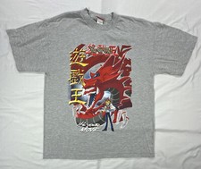 Vintage YOUTH L 16-18 Yugioh T-Shirt Graphic Slifer The Sky Dragon 90s Yu-Gi-Oh 