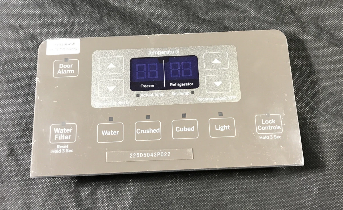 Adjusting SidebySide Refrigerator Temp Controls Actual, 41 OFF