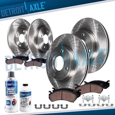 Front Rear Brake Rotors + Ceramic Pads for 2004 - 2008 2009 Kia Spectra Spectra5