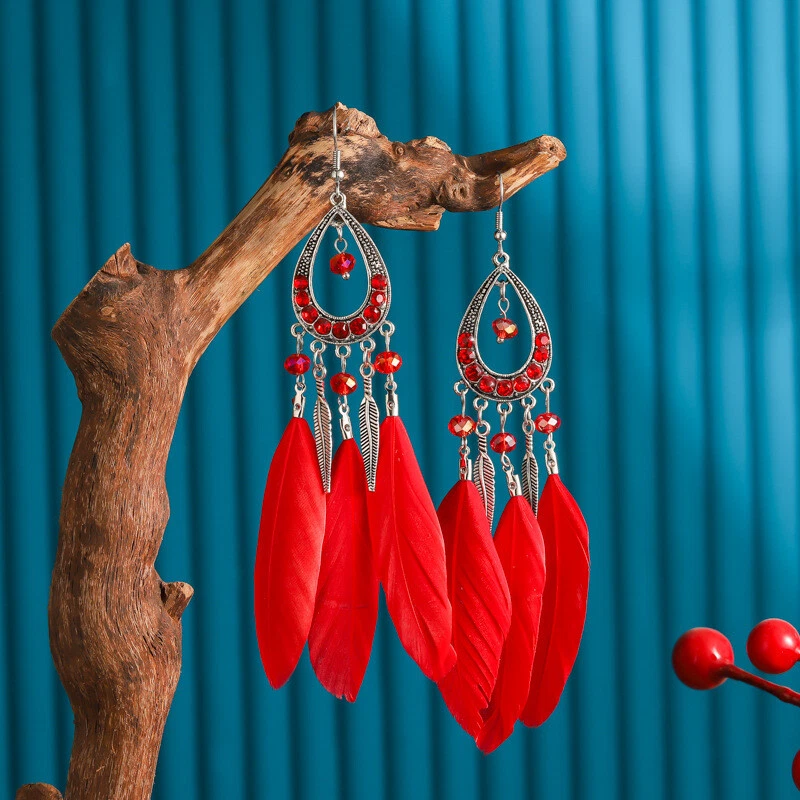 Blue online ethnic earrings