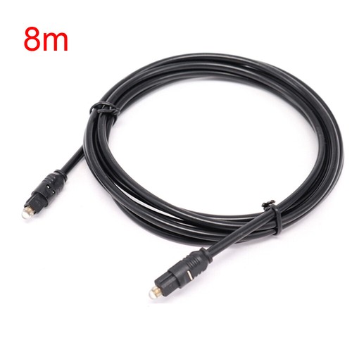 Cable de fibra óptica Toslink negro núcleo de cable de audio digital para sonido envolvente de TV - Imagen 20 de 20