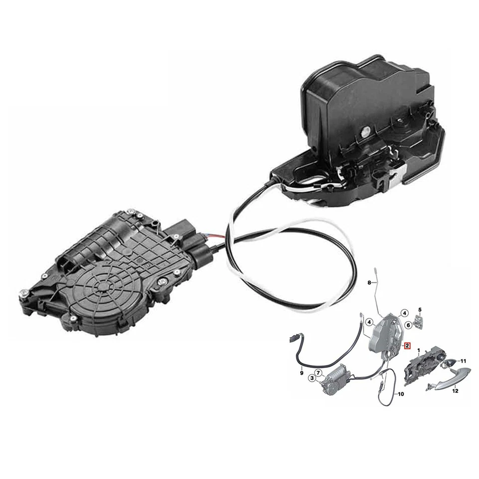 NEW Left Door Lock Latch Actuator 51217226197 For BMW 640i 650i M6 640i xDrive Foto 2 de 4