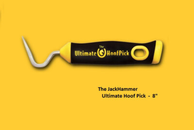 The Jackhammer Ultimate HoofPick / Hoof Pick,  yellow handle  --  ships free