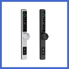 Biometric Fingerprint Digits Pad RFID Card APP f/narrow side Push/pull Door Lock