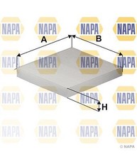 Cabin Air Filter 252mm Length Particulate Fits Kia Stinger NAPA NFC4289