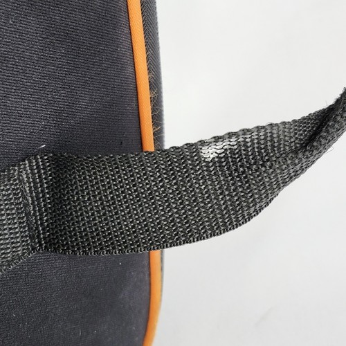 Microsoft Laptop Bag Neoprene Soft Case 2 Handles Zipper Orange Piping 17x12x1 - Picture 8 of 13