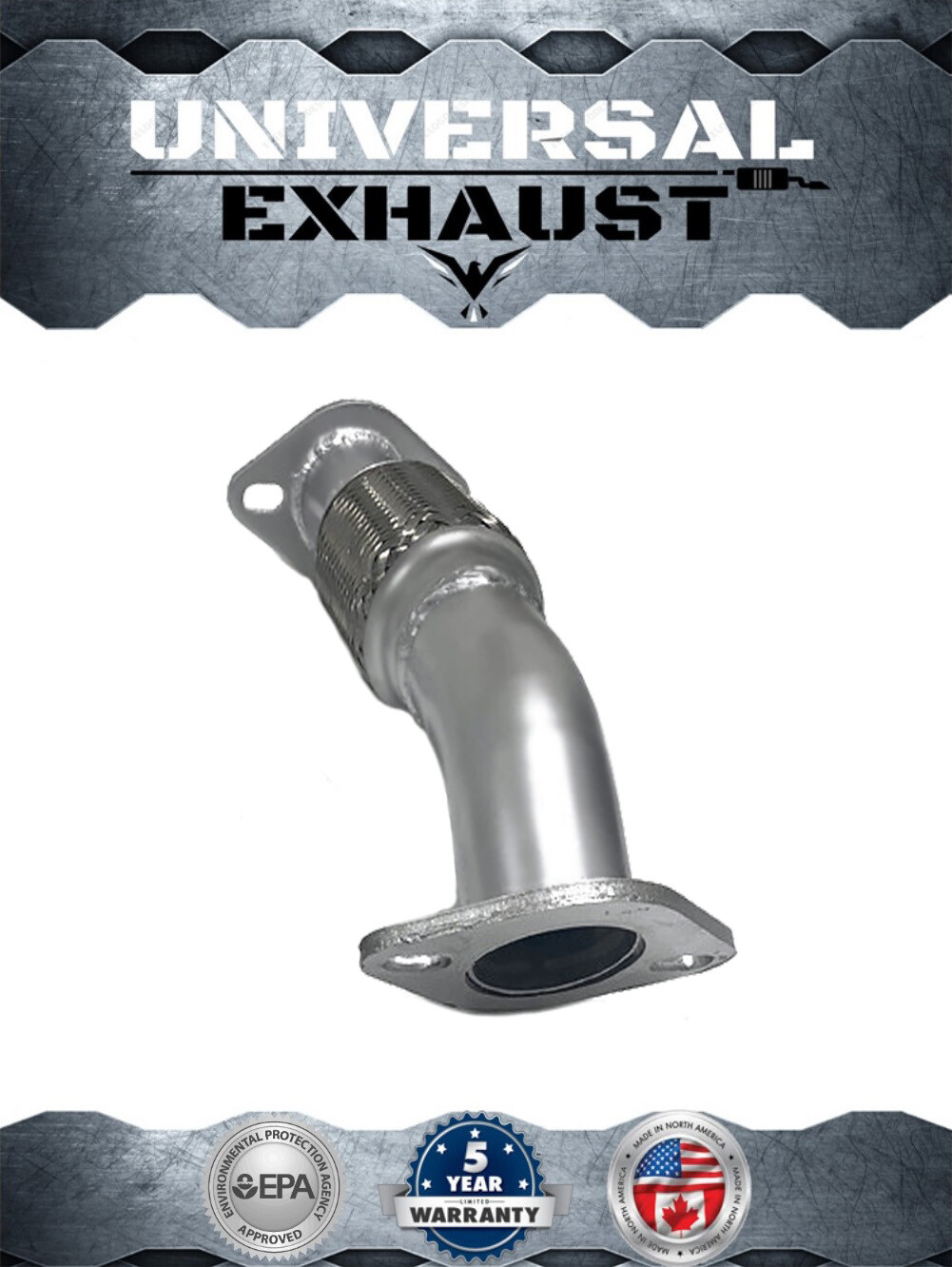 Ford Fusion Catalytic Converter Catalytic Converter Flex Pipe For 2006-2009 Ford Fusion & Mercury Milan 2.3L - Direct Fit EPA Part Complete Engines For Mercury Milan