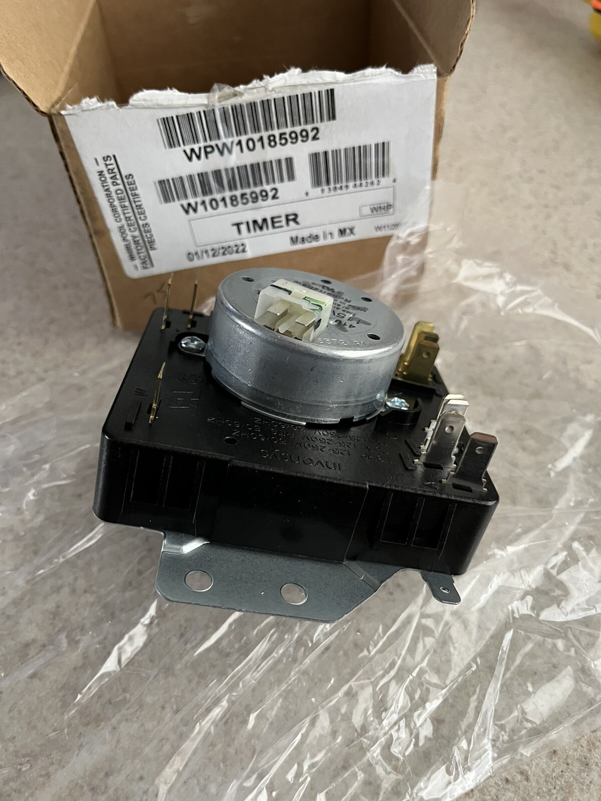 Whirlpool W10185992 Dryer Timer 617297408350 eBay