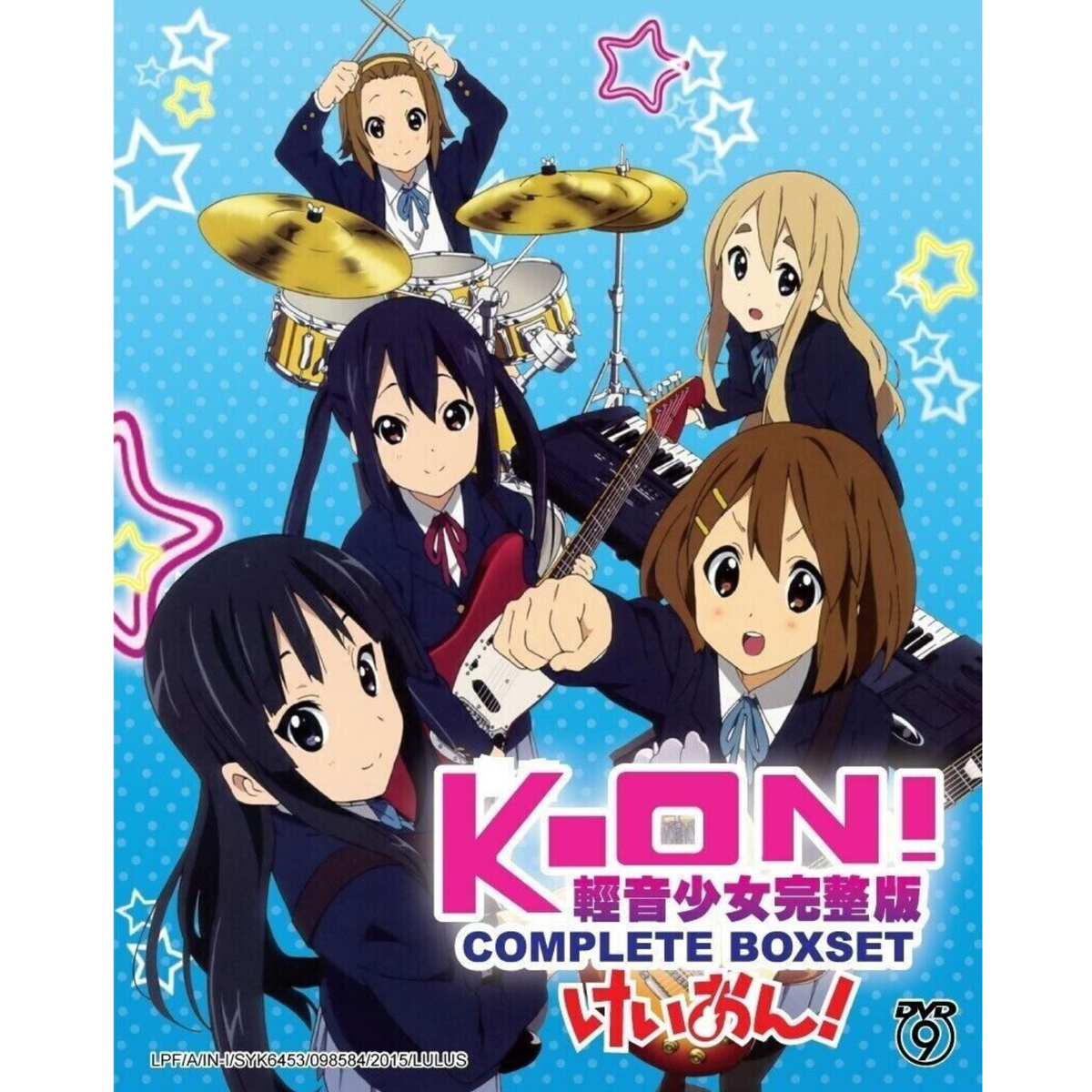 DVD Anime K-ON! Complete Boxset Season 1 + 2 (Vol 1-36) + Movie +