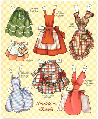 53 BAMBOLE DI CARTA APRONI firmate dall'artista, Judy M Johnson; stampa studio di carta - Foto 4 di 5