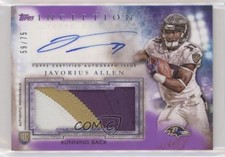 2015 Topps Inception Purple 59/75 Javorius Allen #AJP-JAL Jumbo Patch Auto 6ns