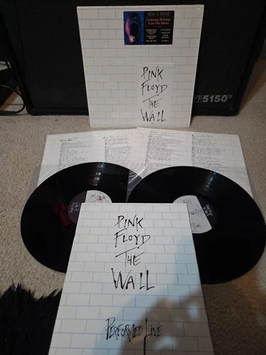 Pink Floyd The Wall 2lp Vinyl 1979 1st Press Shrink/Hype/Tour Book NM-/NM- READ