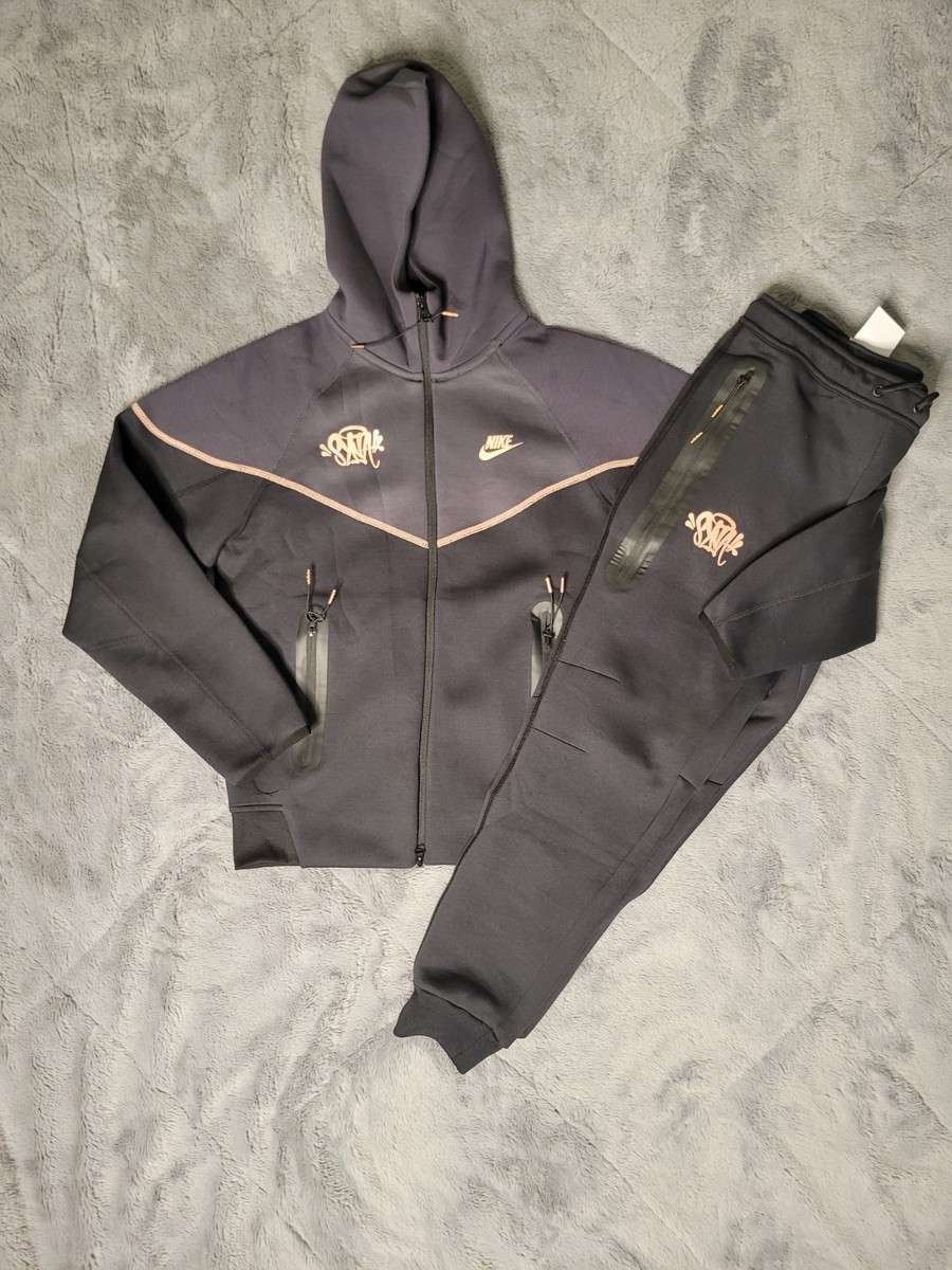 Syna×Nike tech Syna World x Nike Central Cee Tech Fleece Black Sweatpants Large