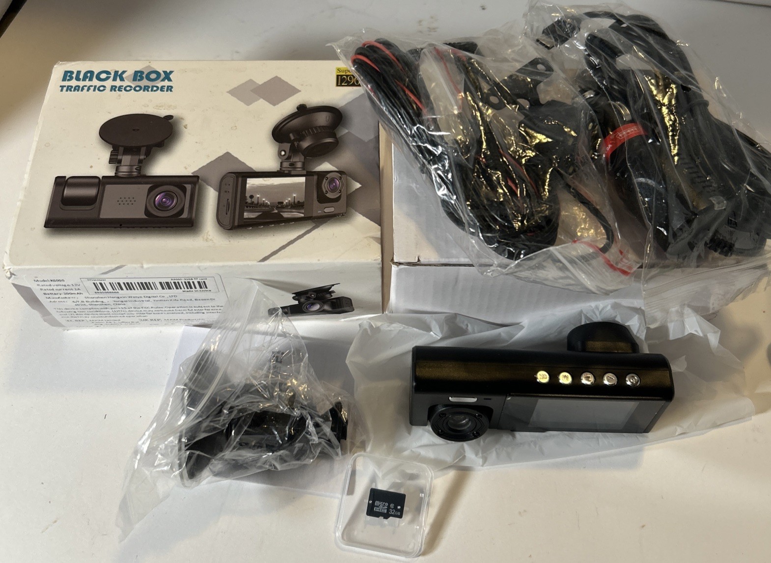 1080P Dashcam Rearview Mirror Dual Channel Recorder HD 