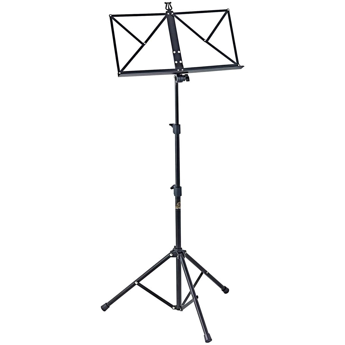 Портативный пюпитр для гитар Ortega, высота от 22 до 50 см, Черный