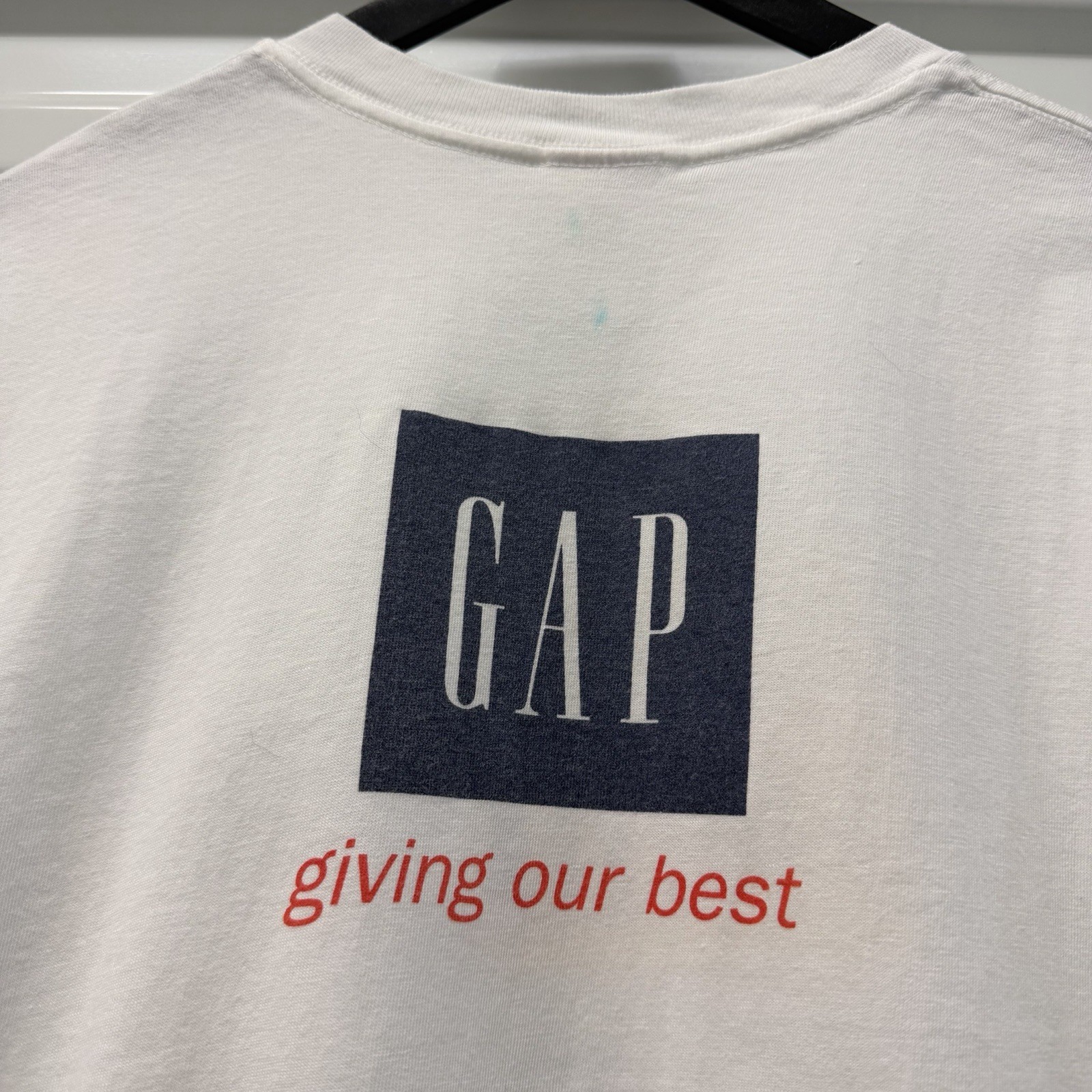 Vintage The GAP Banana Republic Promo T Shirt 90s Community Action Old Navy USA image 7