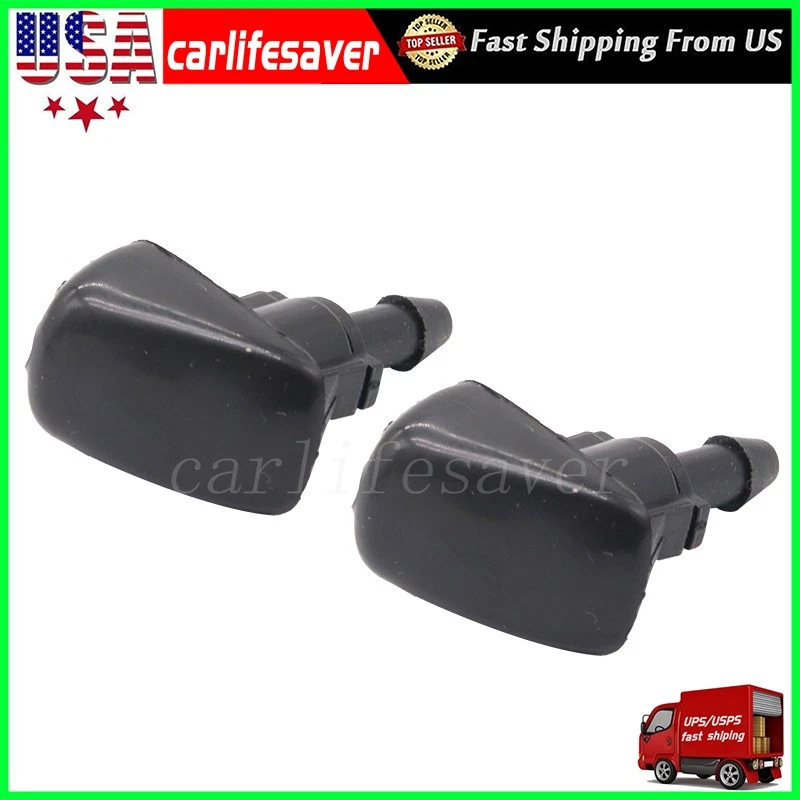 98630-3K500 2X Windshield Wiper Washer Nozzle Spray Jets For 2003-04 Kia Spectra Foto 4 de 4