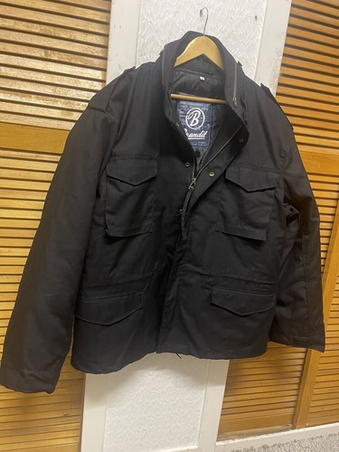Brandit(B) Jacket Size UK-4XL-BLACK-Khaki Army Military Hardly Worn/EUR-54” - Picture 7 of 24