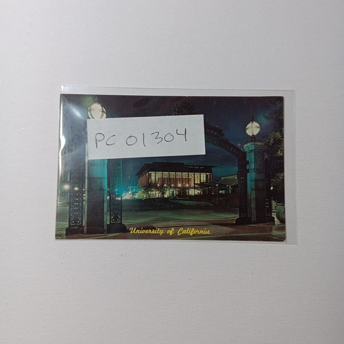 University Of California Sather Gate Postcard Unposted - Picture 3 of 3