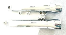 HARLEY 2006 -17 DYNA FORK LEGS STREET BOB FXDL CHROME SLIDERS 49mm WIDE GLIDE   