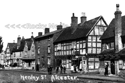 syy-19 Street View, Henley Street, Alcester, Warwickshire. Foto