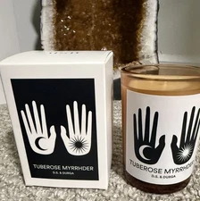 D.S. & DURGA Tuberose Myrrhder 7 oz Candle NEW Originally $70