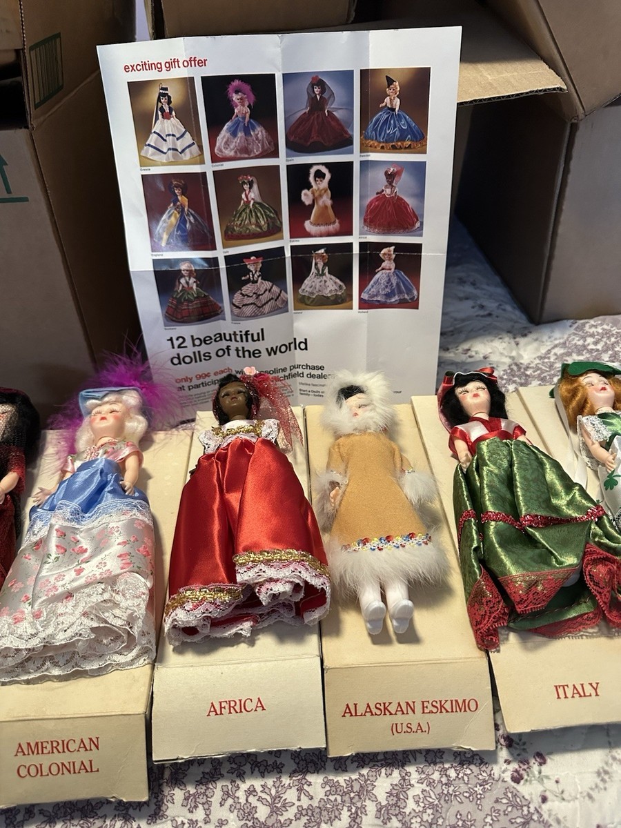 Arco Gas Station Dolls of the World 1960s Vintage Sleepy Eyes | eBay