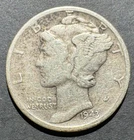 1943-S Mercury Dime Circulated - Good Condition